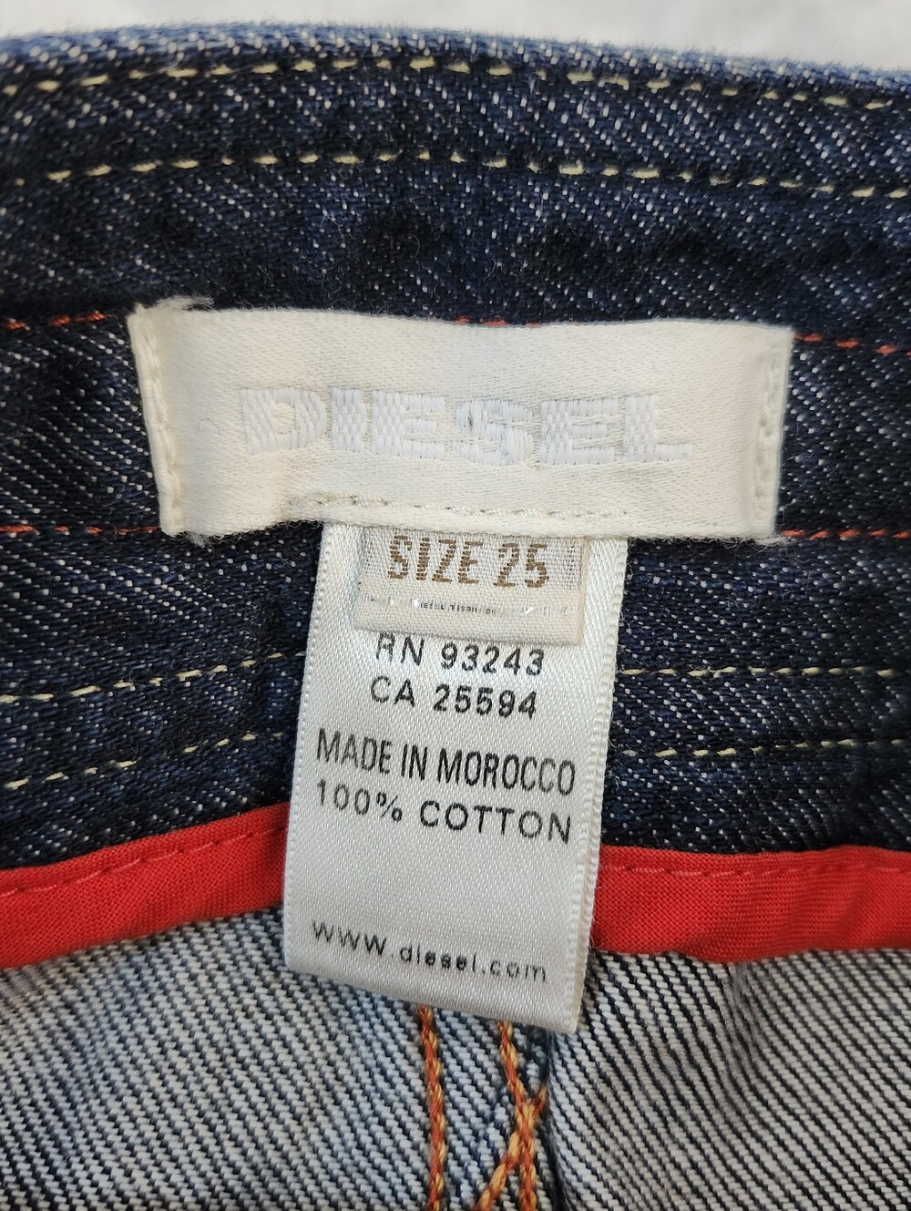 Diesel 100% Cotton Skirt, Denim Blue in Size 6 - Picture 7 of 11